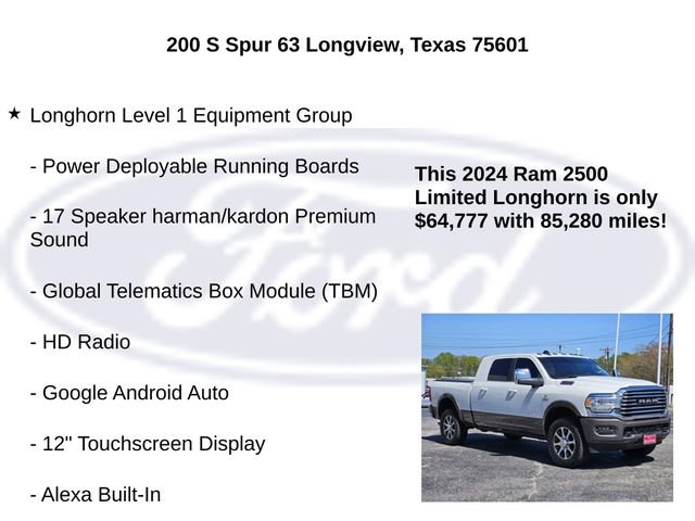 Used 2024 RAM 2500 Limited w/ Towing Technology Group image 10