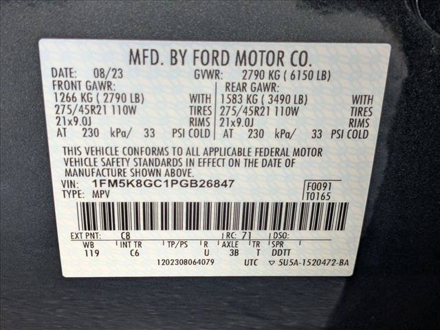 Certified 2023 Ford Explorer ST w/ Equipment Group 401A AWD/4WD image 28