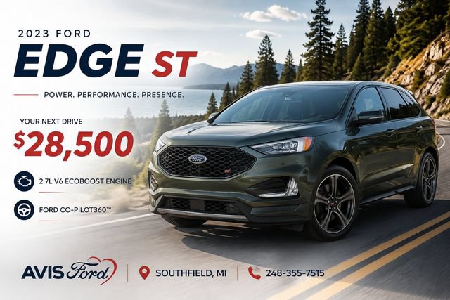 Certified 2023 Ford Edge ST AWD/4WD image 1