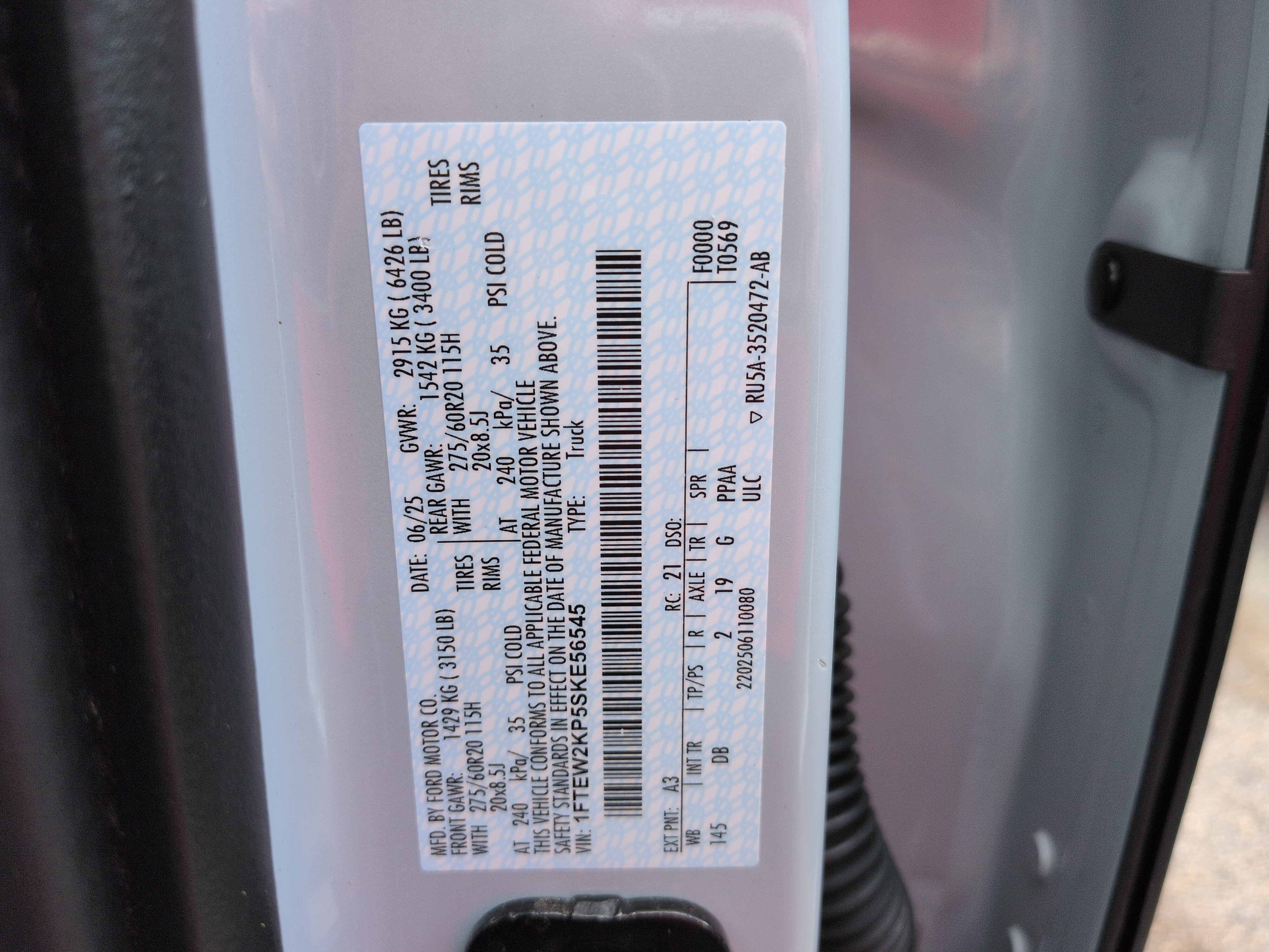 Certified 2025 Ford F150 STX w/ Equipment Group 200A RWD image 25