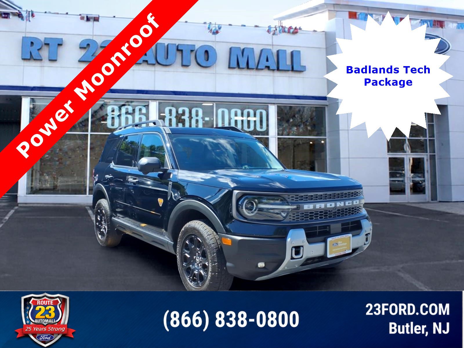 Certified 2025 Ford Bronco Sport Badlands w/ Badlands Tech Package