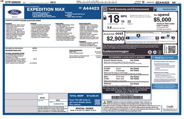Certified 2025 Ford Expedition Max Active AWD/4WD image 30