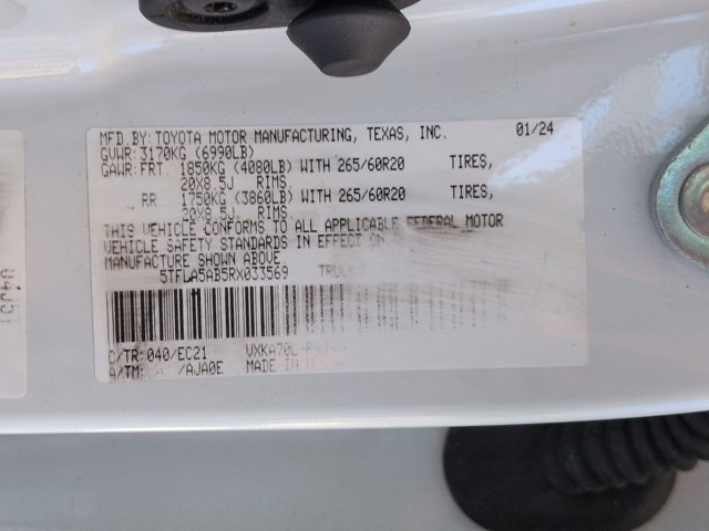 Used 2024 Toyota Tundra SR5 w/ SR5 Premium Package RWD image 36