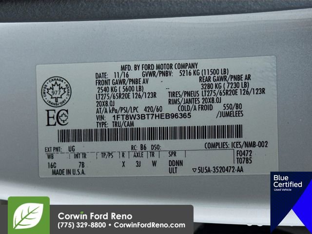 Certified 2017 Ford F350 Platinum w/ FX4 4x4 Off Road Package image 36