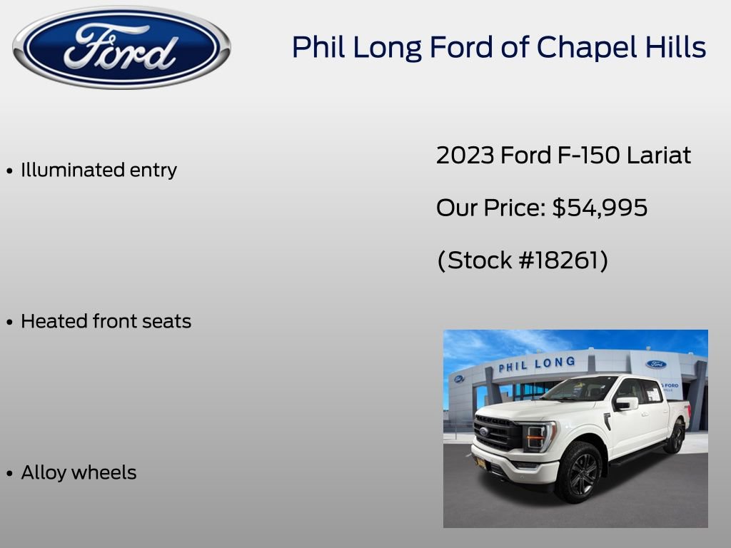 Certified 2023 Ford F150 Lariat w/ Equipment Group 502A High AWD/4WD image 40