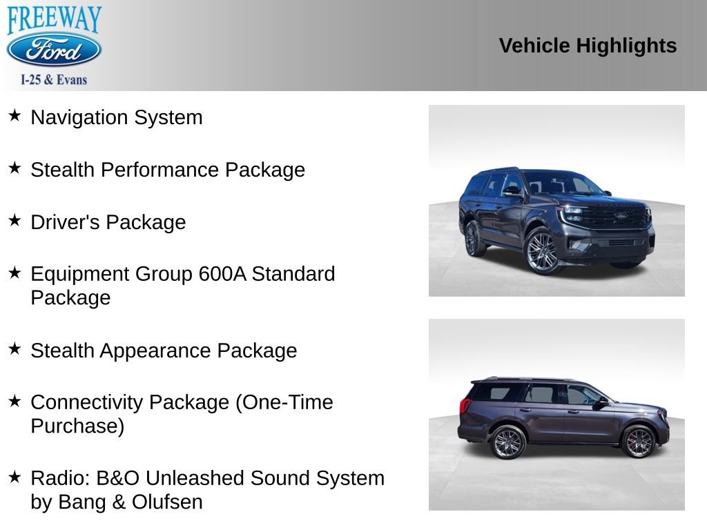Certified 2025 Ford Expedition Platinum w/ Stealth Performance Package AWD/4WD image 4