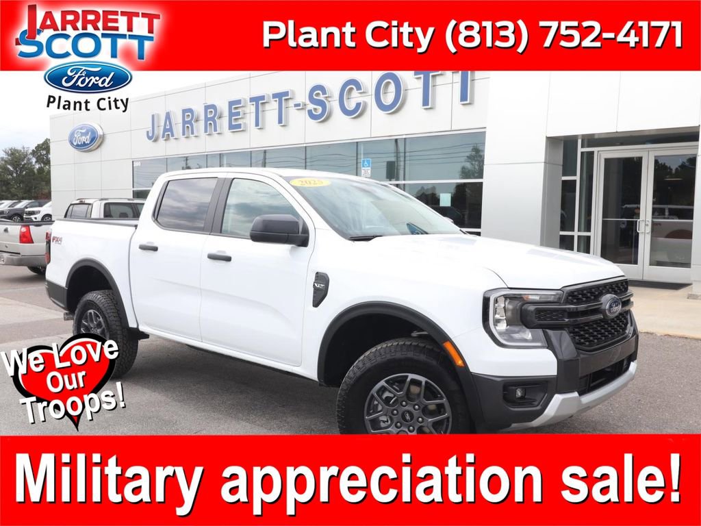 Certified 2025 Ford Ranger XLT w/ FX4 Off-Road Package AWD/4WD image 1