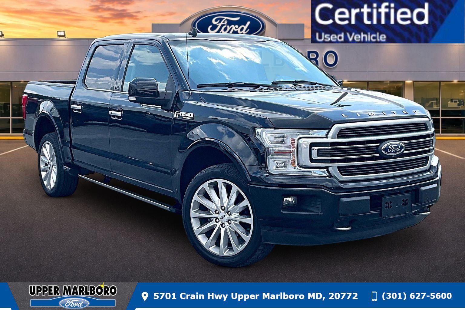 Certified 2020 Ford F150 Limited w/ Trailer Tow Package
