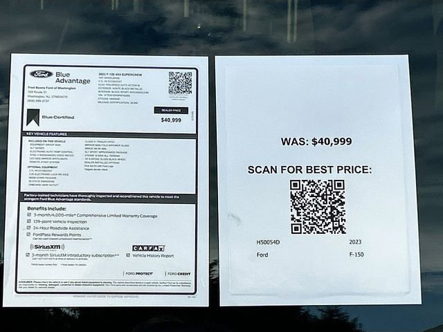 Certified 2023 Ford F150 XLT w/ Equipment Group 302A High image 33