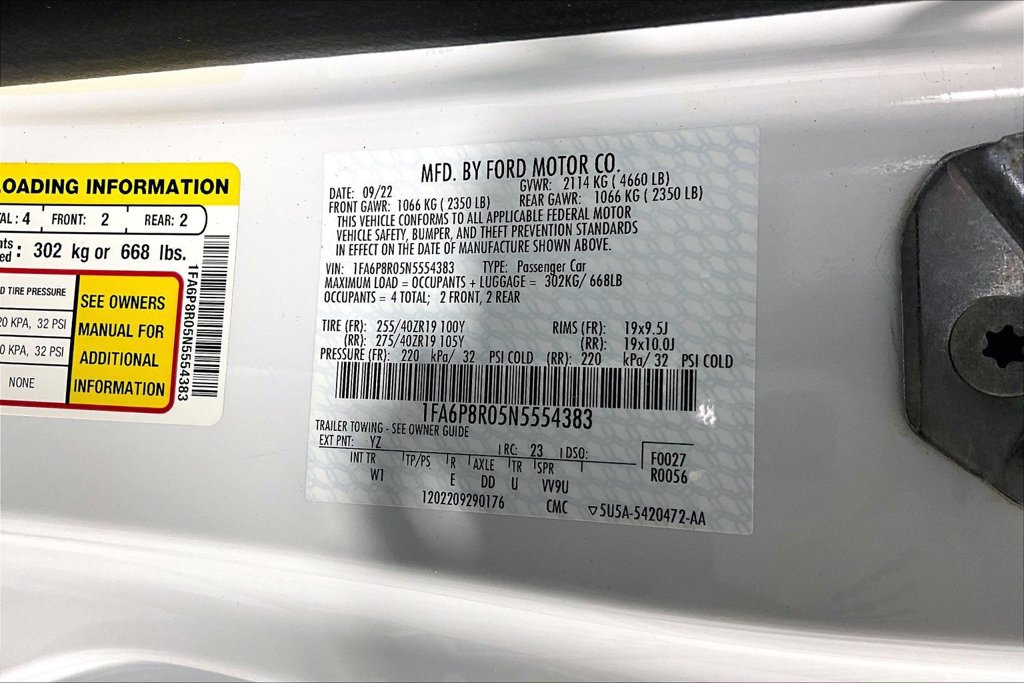 Certified 2022 Ford Mustang Mach 1 RWD image 32
