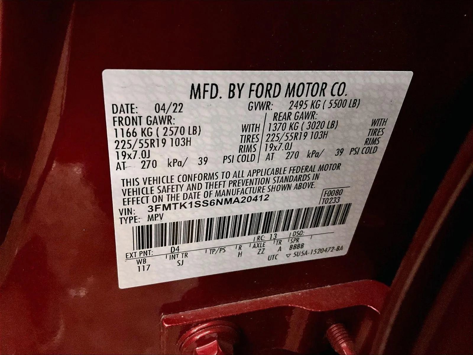 Certified 2022 Ford Mustang Mach-E Select AWD/4WD image 32