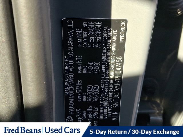 Used 2023 Hyundai Santa Cruz Night w/ Cargo Package image 26