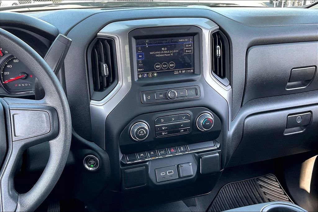 Used 2024 Chevrolet Silverado 1500 Custom w/ Turbomax Blackout Package AWD/4WD image 5