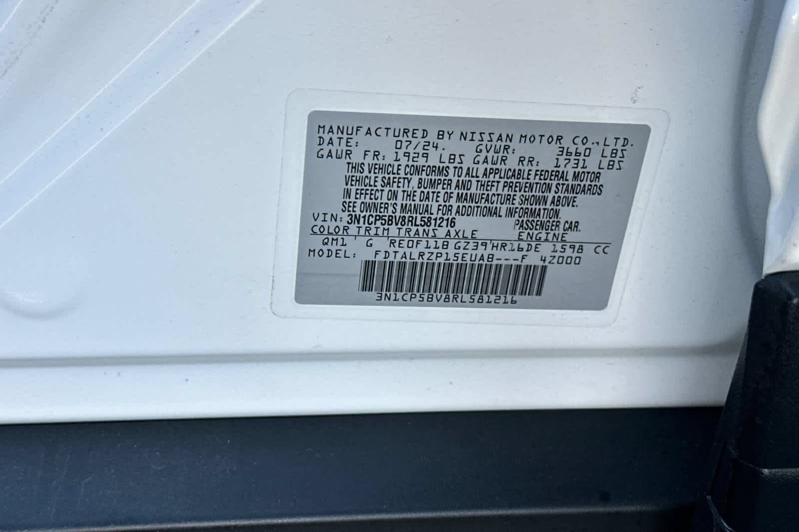 Used 2024 Nissan Kicks S FWD image 29