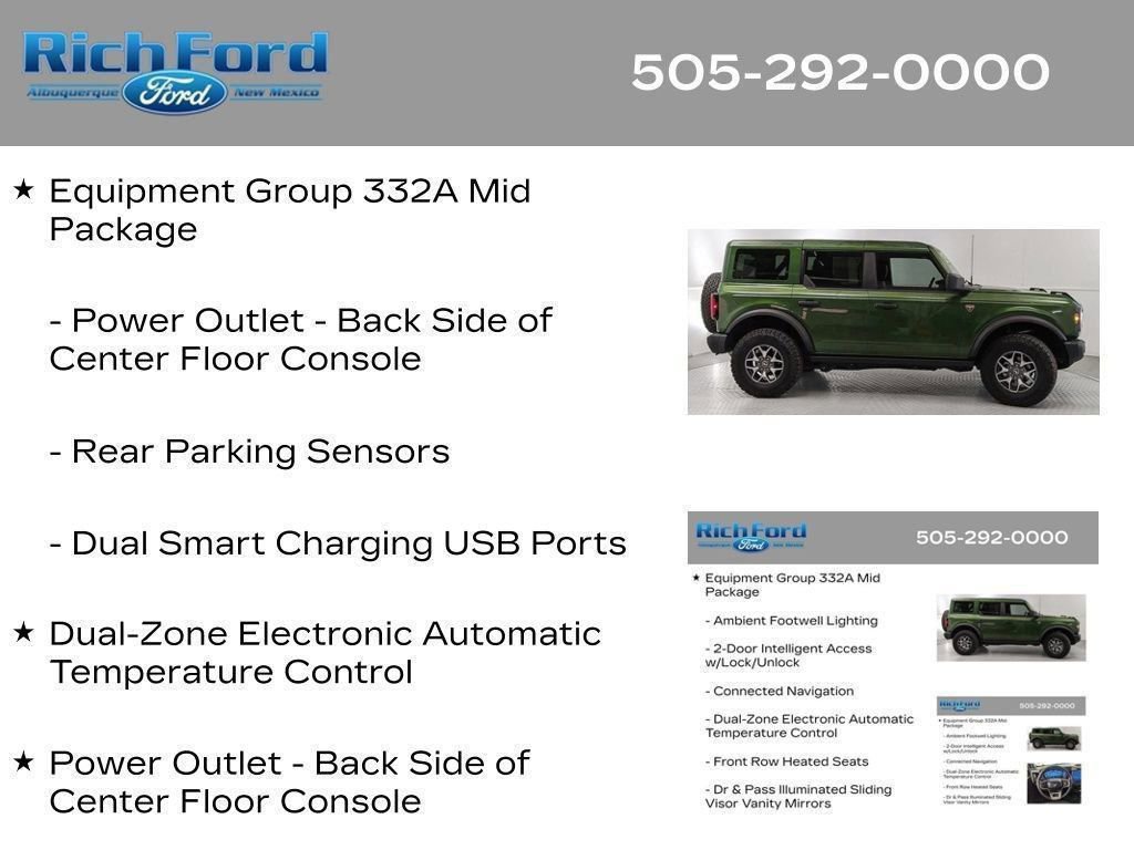 Certified 2025 Ford Bronco Badlands AWD/4WD image 62