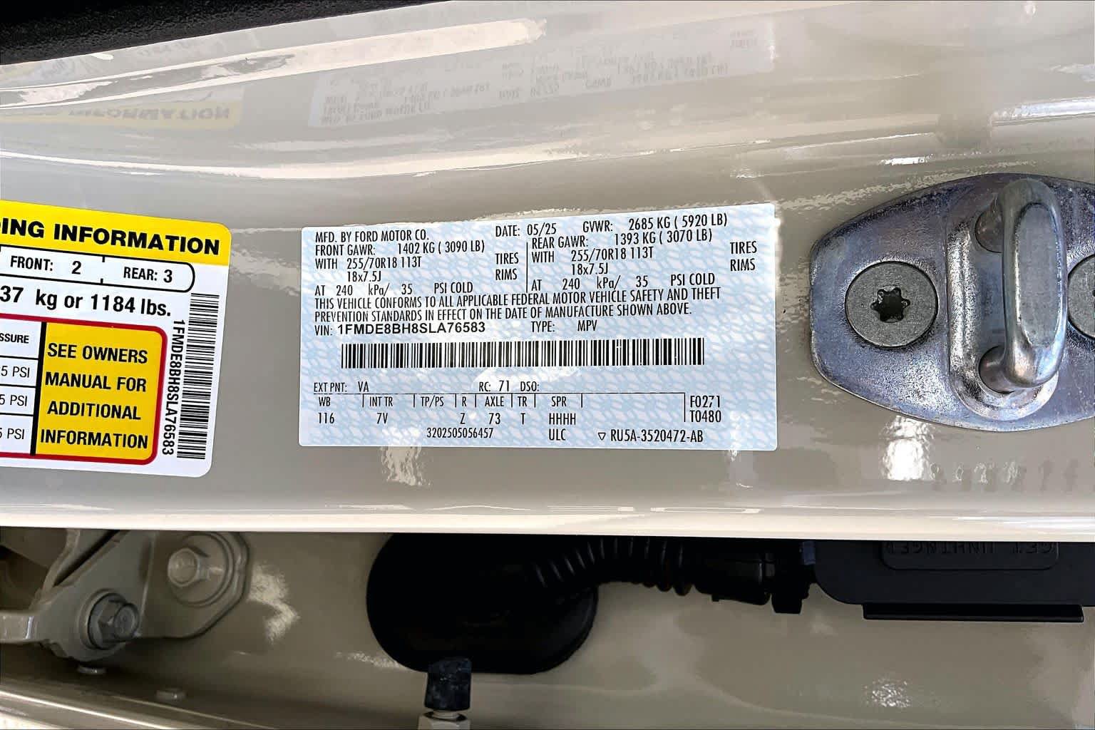 Certified 2025 Ford Bronco Outer Banks AWD/4WD image 34