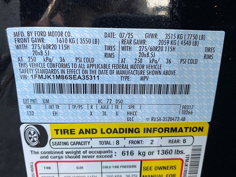 Certified 2025 Ford Expedition Max Platinum AWD/4WD image 70