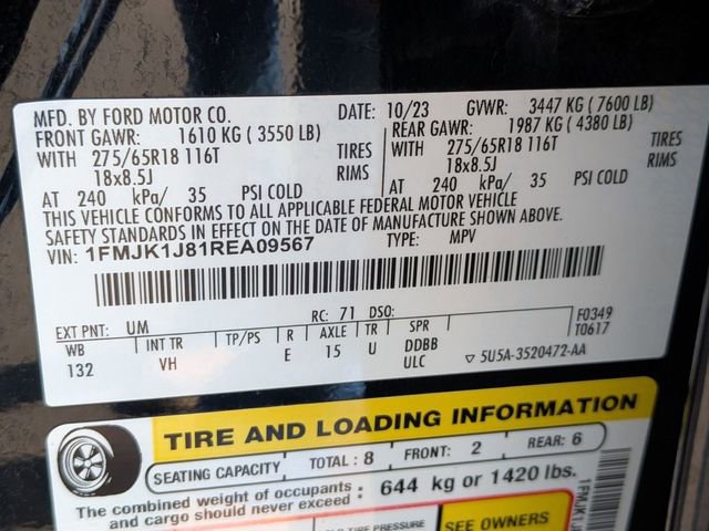 Certified 2024 Ford Expedition Max XLT AWD/4WD image 36