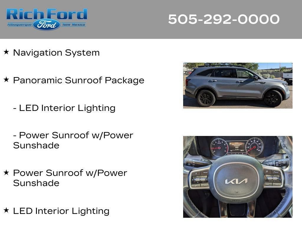 Used 2022 Kia Sorento S w/ Panoramic Sunroof Package AWD/4WD image 11