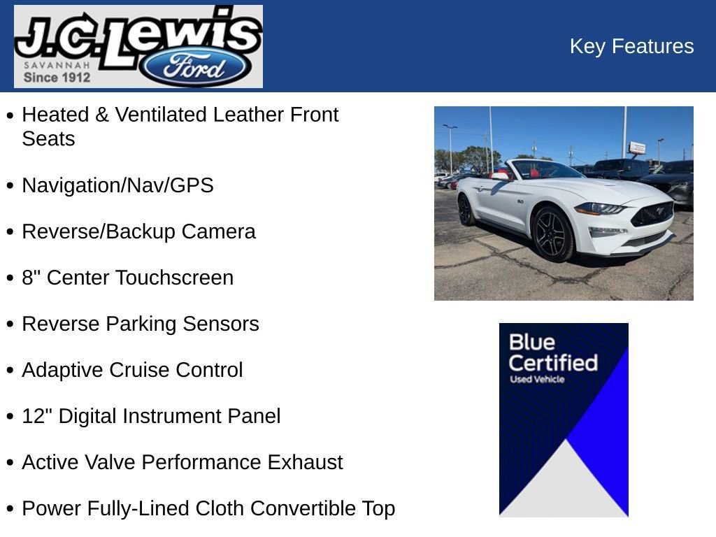 Certified 2023 Ford Mustang GT Premium w/ Equipment Group 401A image 31