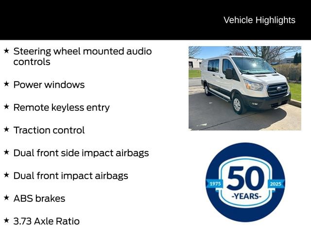 Certified 2020 Ford Transit 250 Low Roof w/ Exterior Upgrade Package image 16