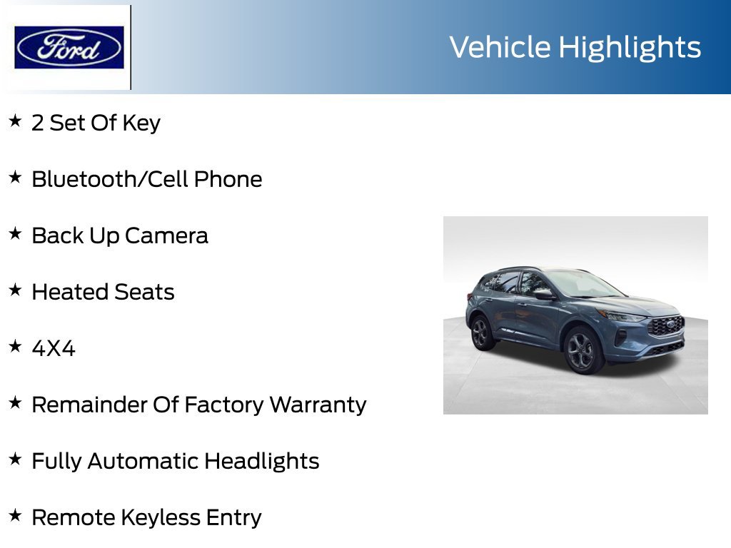 Certified 2024 Ford Escape ST-Line w/ Tech Pack #1 AWD/4WD image 8