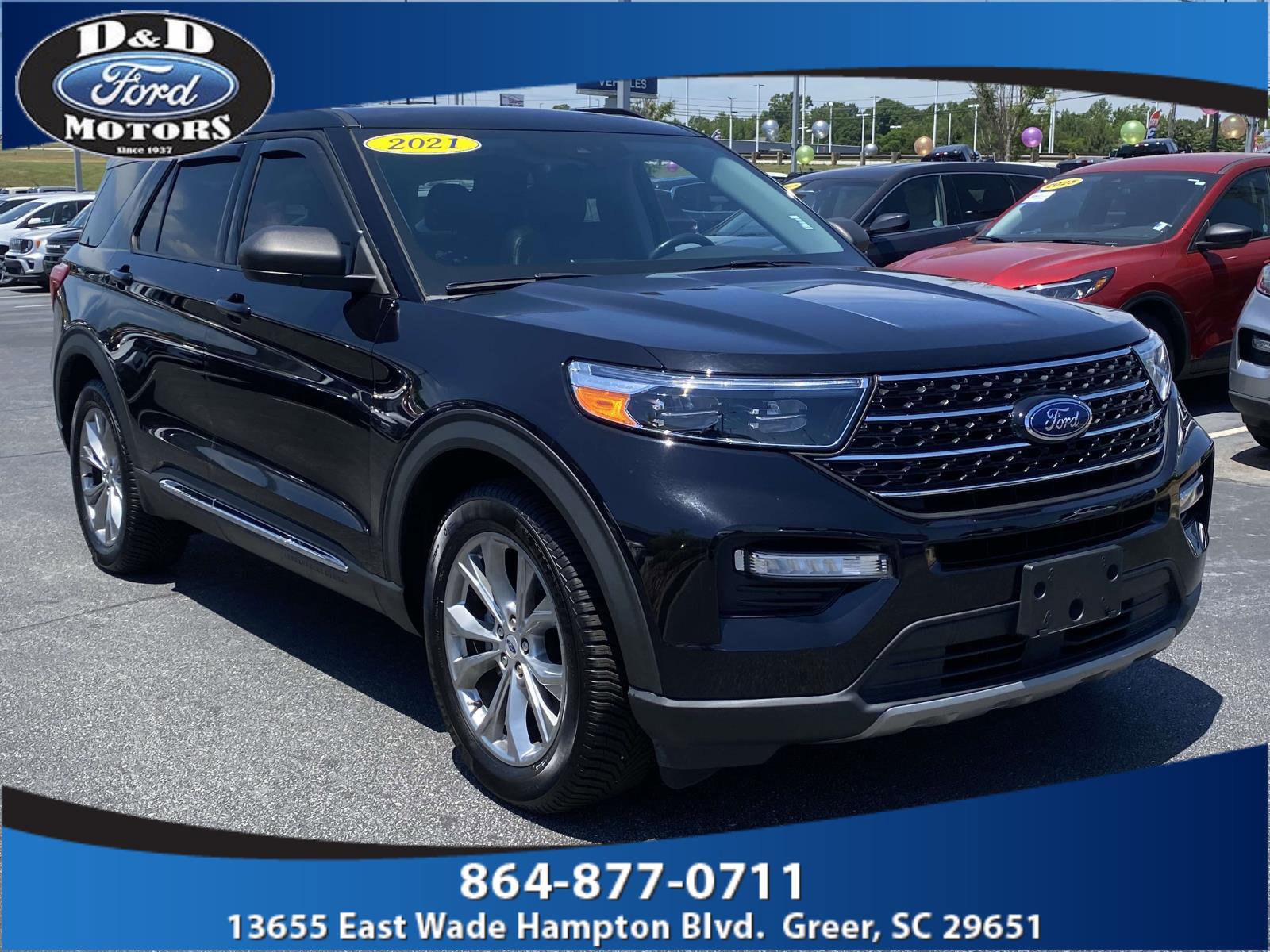 Certified 2021 Ford Explorer XLT w/ Equipment Group 202A RWD image 1