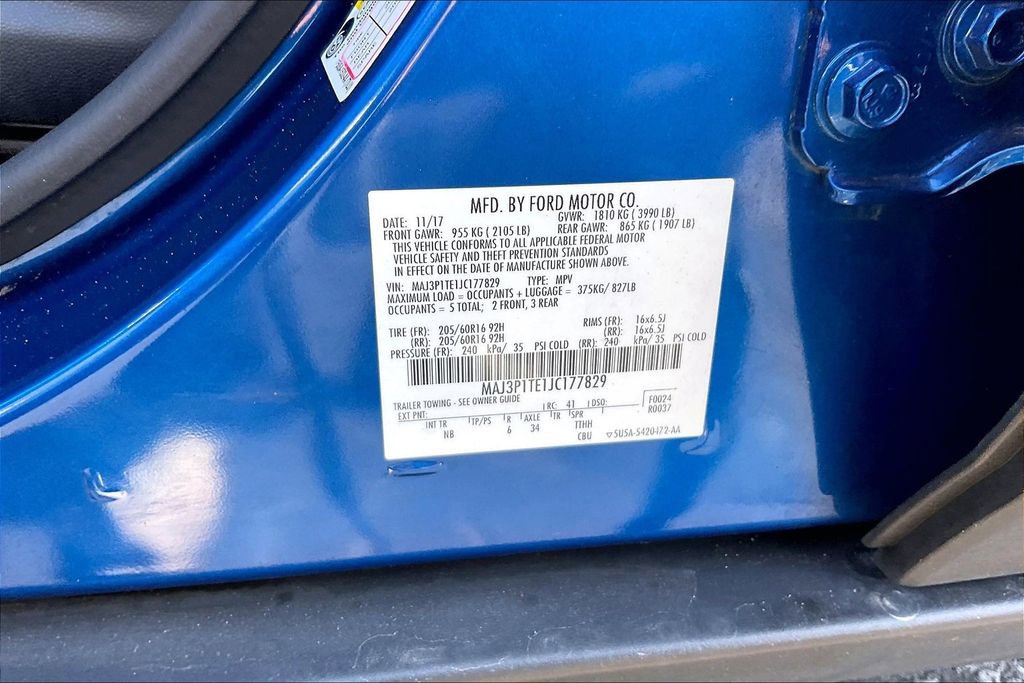 Certified 2018 Ford EcoSport SE w/ SE Convenience Package image 31