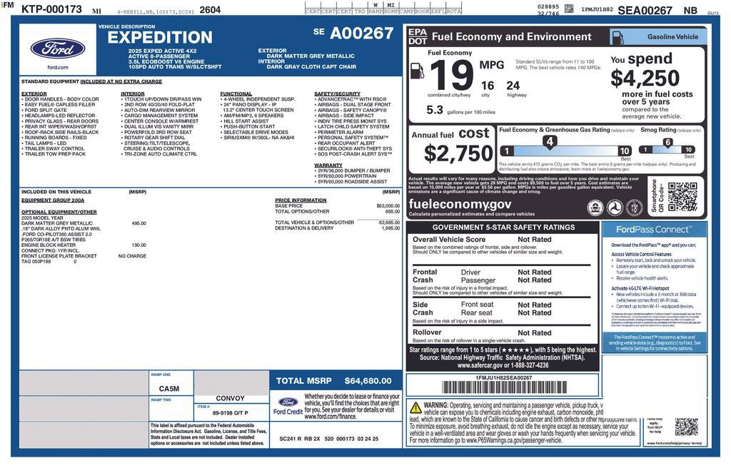 Certified 2025 Ford Expedition Active RWD image 10