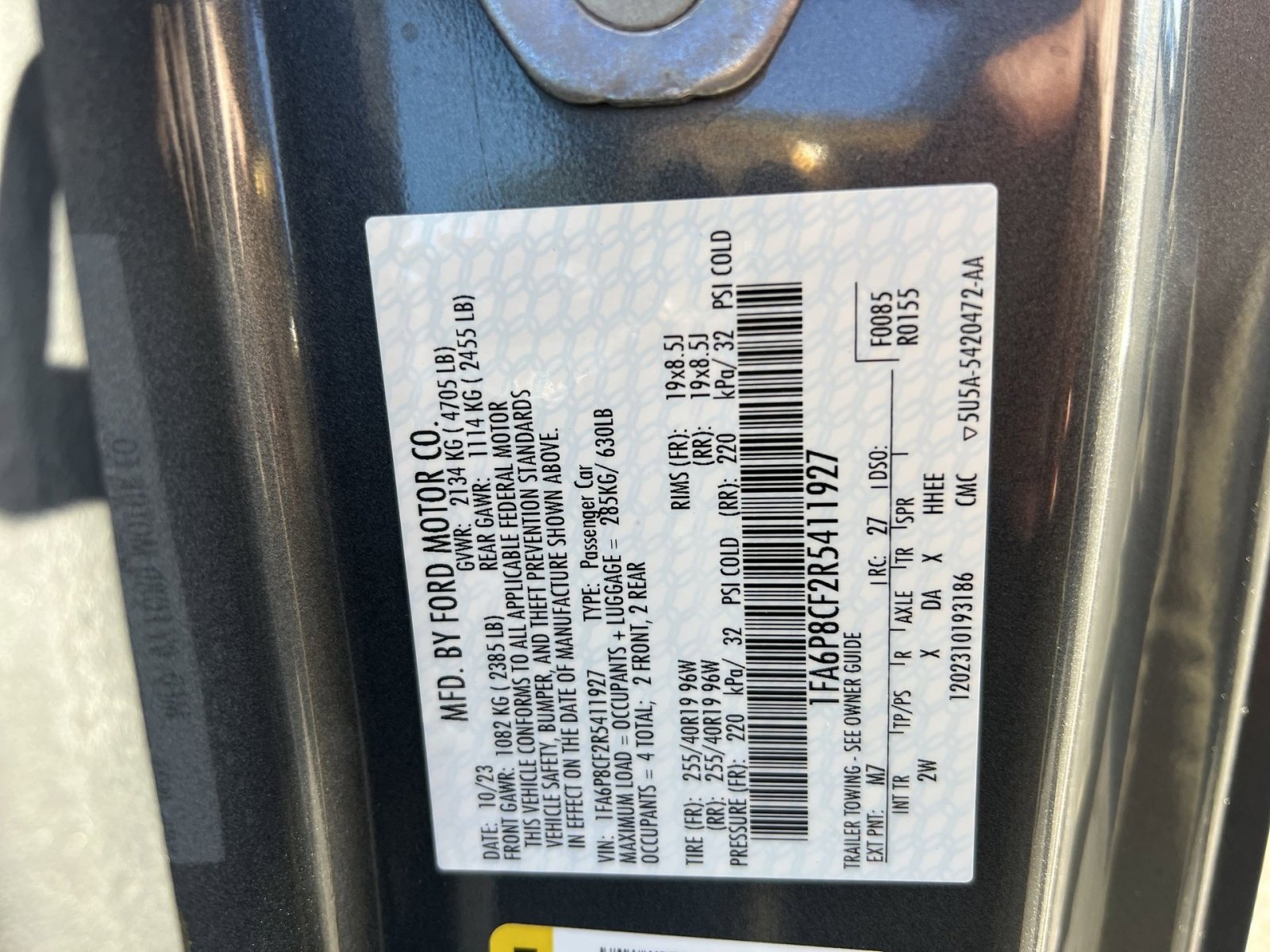 Certified 2024 Ford Mustang GT image 27