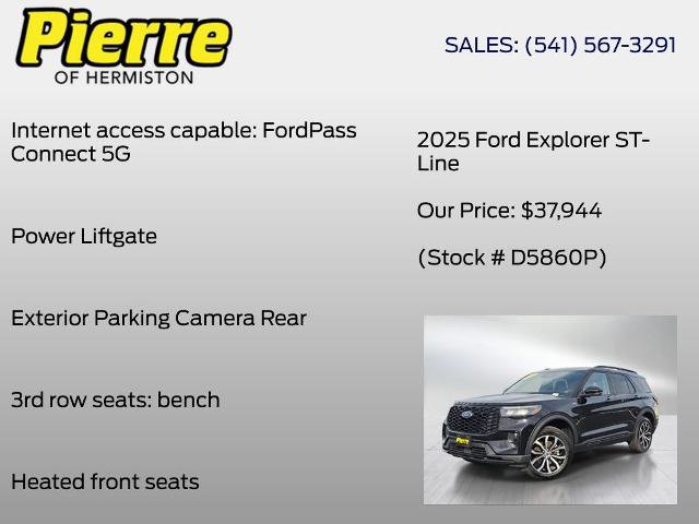 Certified 2025 Ford Explorer ST-Line AWD/4WD image 13