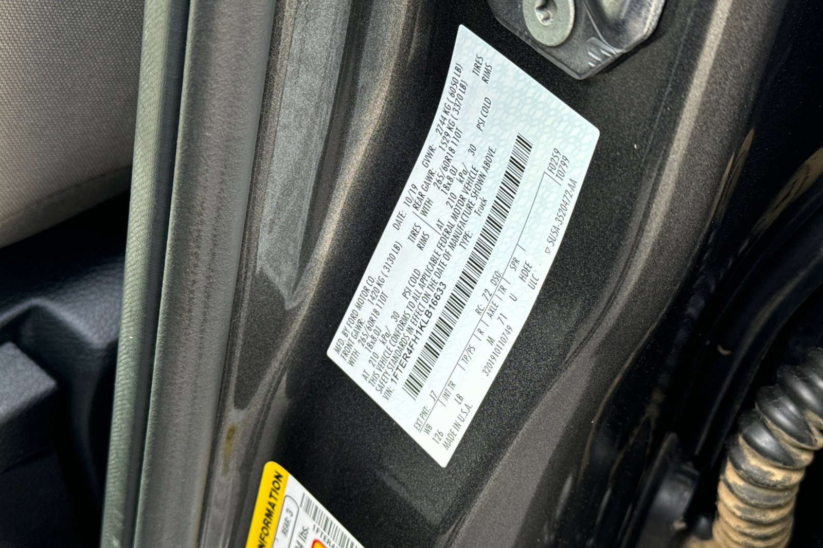 Certified 2019 Ford Ranger XLT w/ Equipment Group 302A Luxury image 31