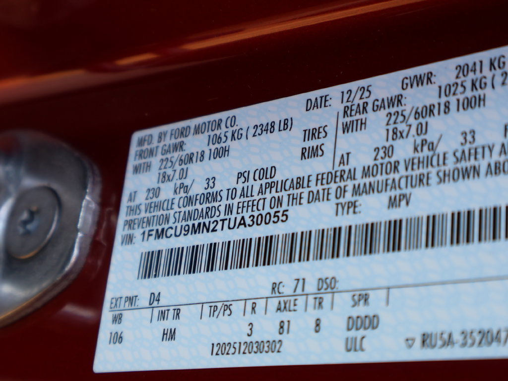 Certified 2026 Ford Escape ST-Line AWD/4WD image 40