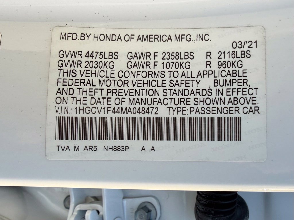 Used 2021 Honda Accord Sport Special Edition image 31