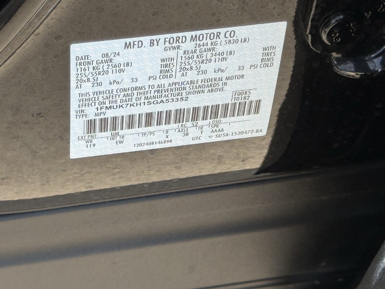 Certified 2025 Ford Explorer ST-Line RWD image 30