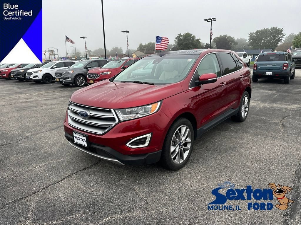 Certified 2018 Ford Edge Titanium w/ Equipment Group 302A AWD/4WD image 1