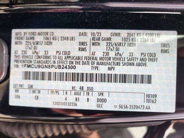 Certified 2023 Ford Escape Active image 27