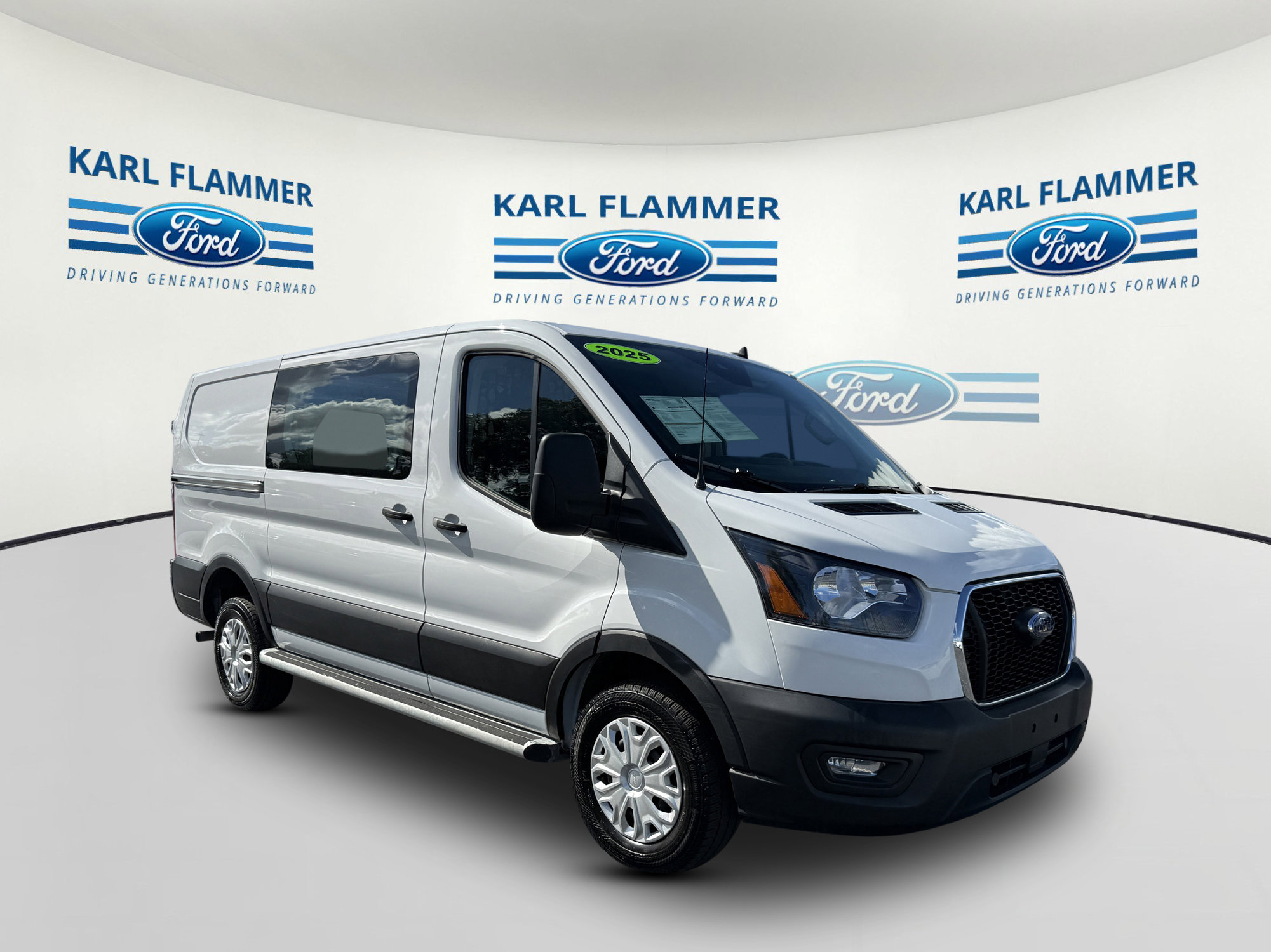 Certified 2025 Ford Transit 250 Low Roof w/ Exterior Upgrade Package RWD image 1