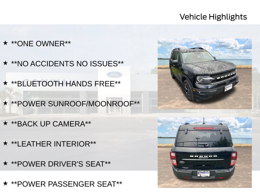 Certified 2023 Ford Bronco Sport Outer Banks w/ Tech Package AWD/4WD image 6
