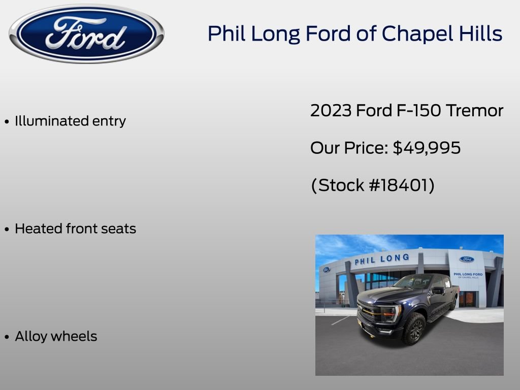 Certified 2023 Ford F150 Tremor w/ Equipment Group 402A High AWD/4WD image 40
