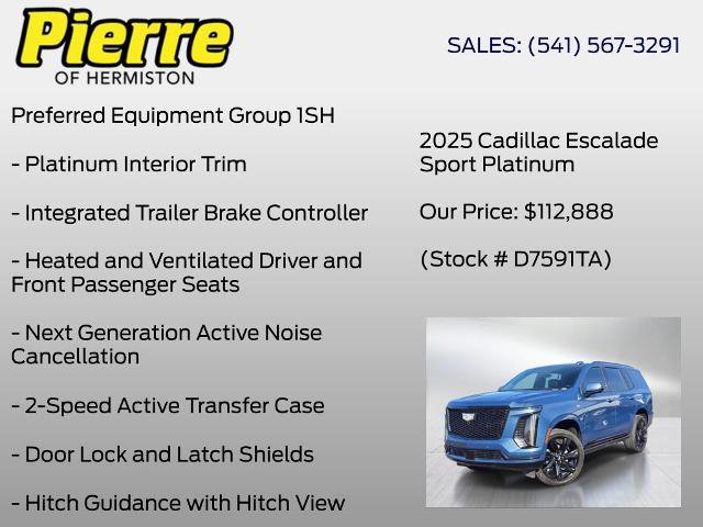 Used 2025 Cadillac Escalade Sport Platinum image 12