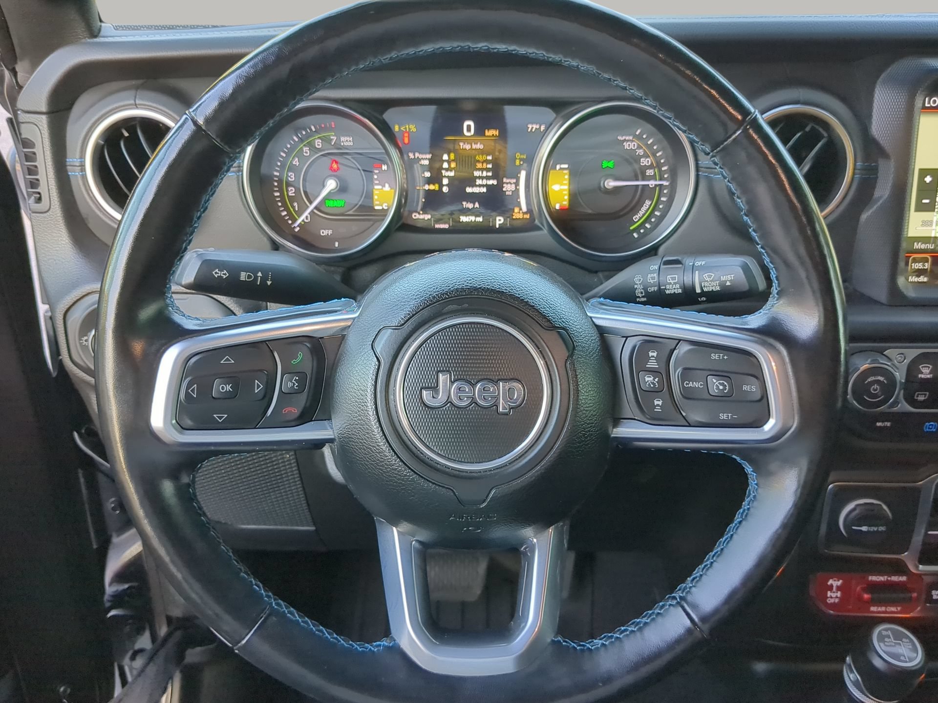 Used 2021 Jeep Wrangler Unlimited Rubicon 4xe w/ Steel Bumper Group AWD/4WD image 68