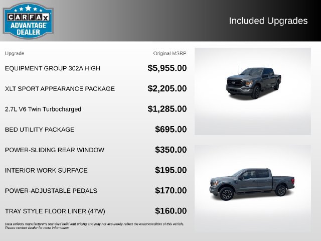 Certified 2023 Ford F150 XLT w/ Equipment Group 302A High AWD/4WD image 6