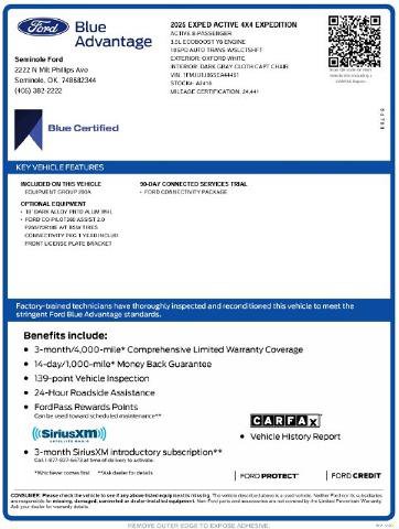 Certified 2025 Ford Expedition Active AWD/4WD image 6