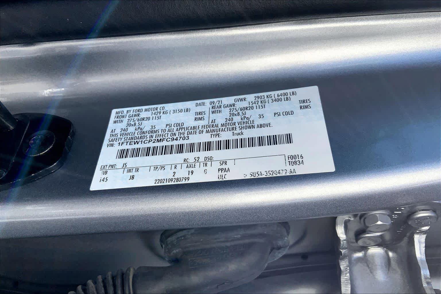 Certified 2021 Ford F150 XL w/ STX Appearance Package RWD image 33