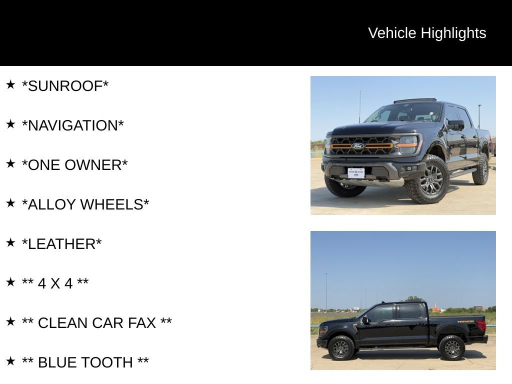 Certified 2025 Ford F150 Tremor w/ Equipment Group 402A High AWD/4WD image 4