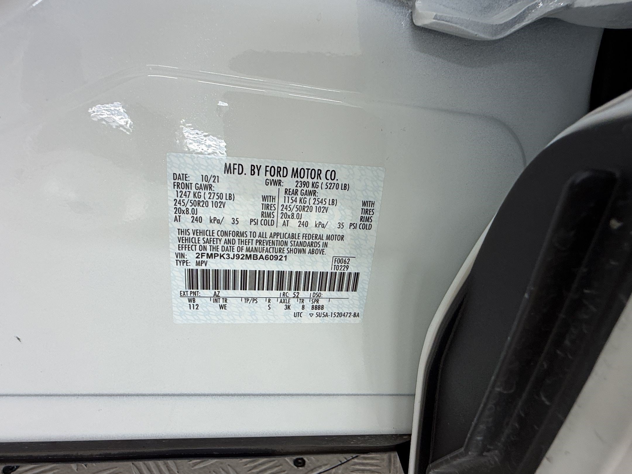 Certified 2021 Ford Edge ST-Line FWD image 28