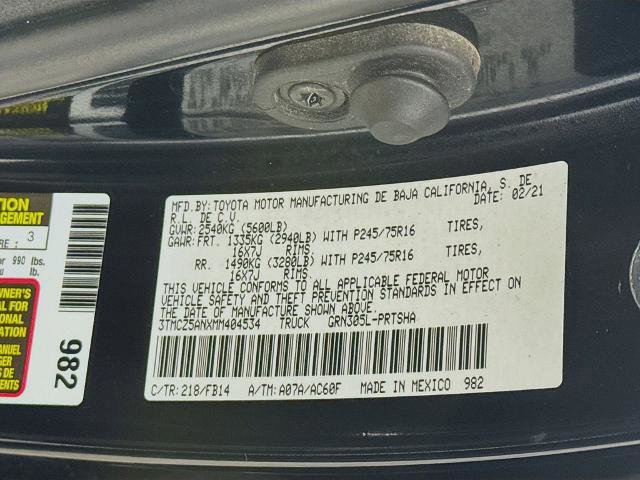 Used 2021 Toyota Tacoma SR image 29