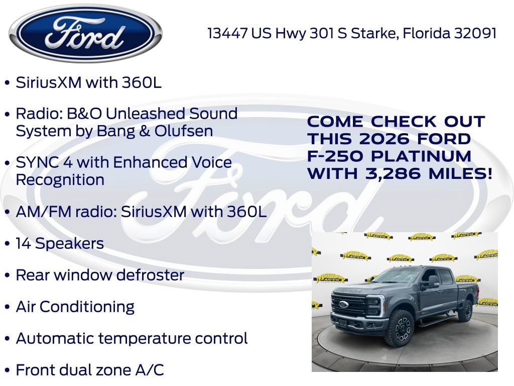 Certified 2026 Ford F250 Platinum AWD/4WD image 32