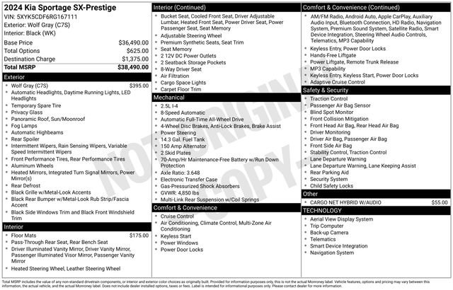 Used 2024 Kia Sportage SX image 32